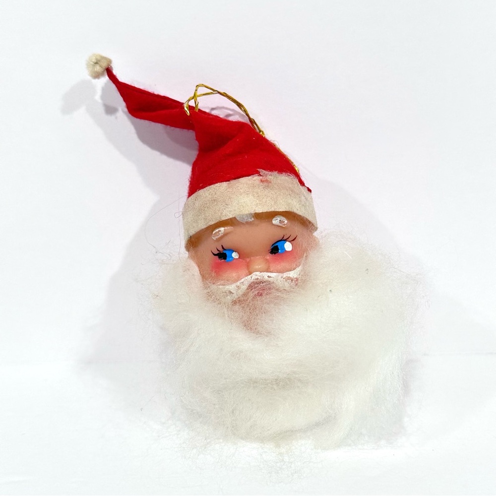 Vintage Santa Head Ornament